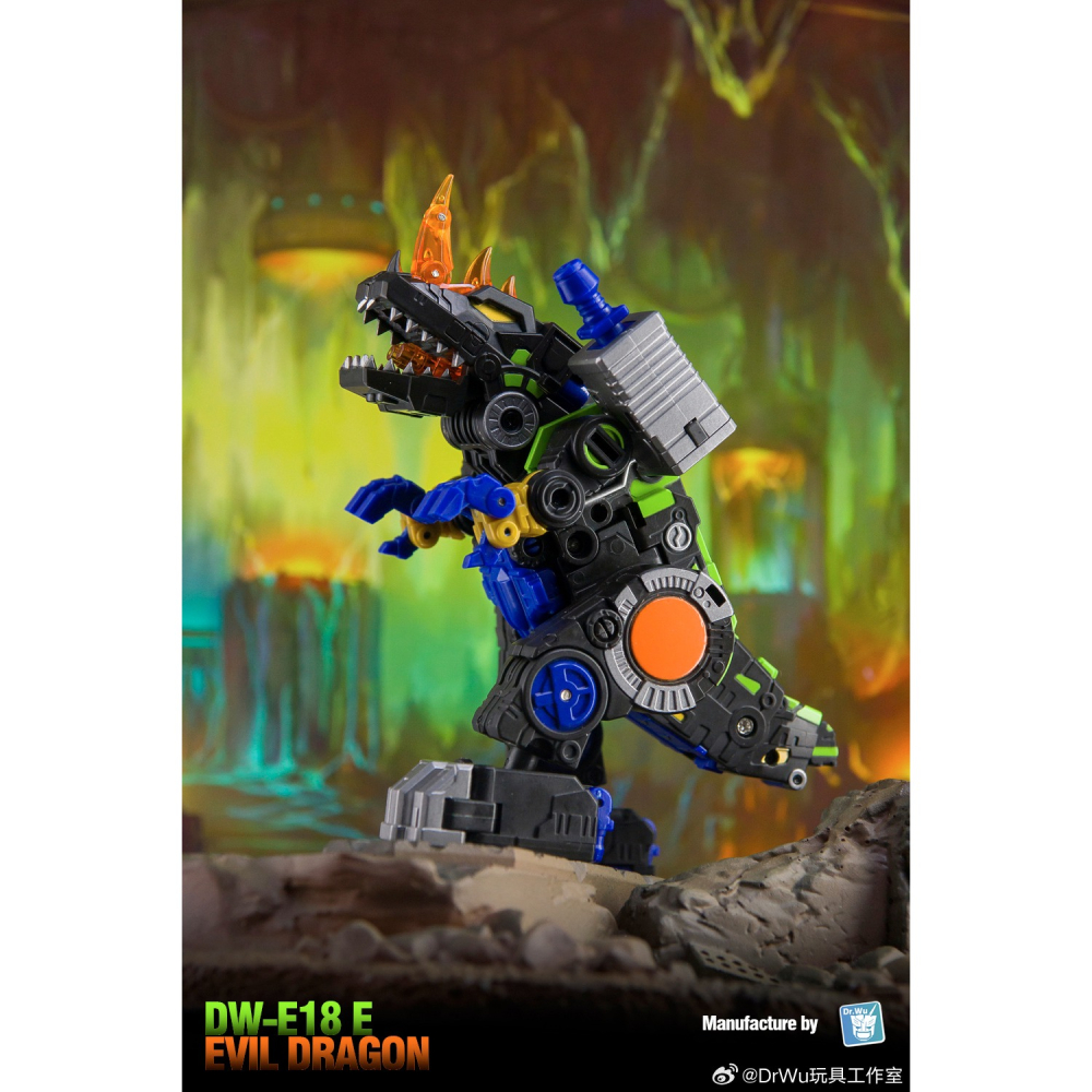 [Rud＇s TOY]全新現貨 百變變型變形金剛 吳醫生 DR.WU DW E-18E 鐵甲龍 基地 戰車 恐龍 狂派-細節圖8