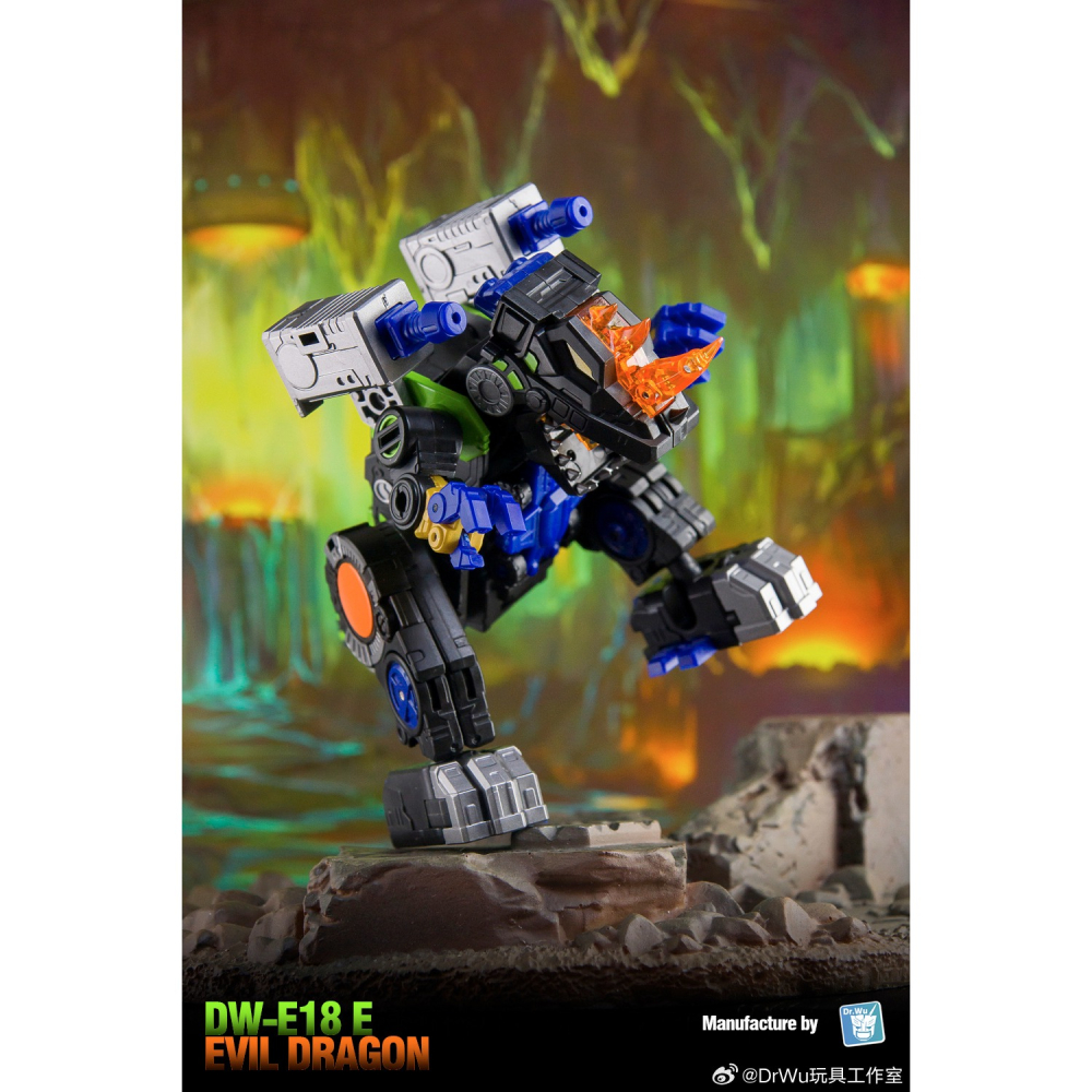 [Rud＇s TOY]全新現貨 百變變型變形金剛 吳醫生 DR.WU DW E-18E 鐵甲龍 基地 戰車 恐龍 狂派-細節圖9