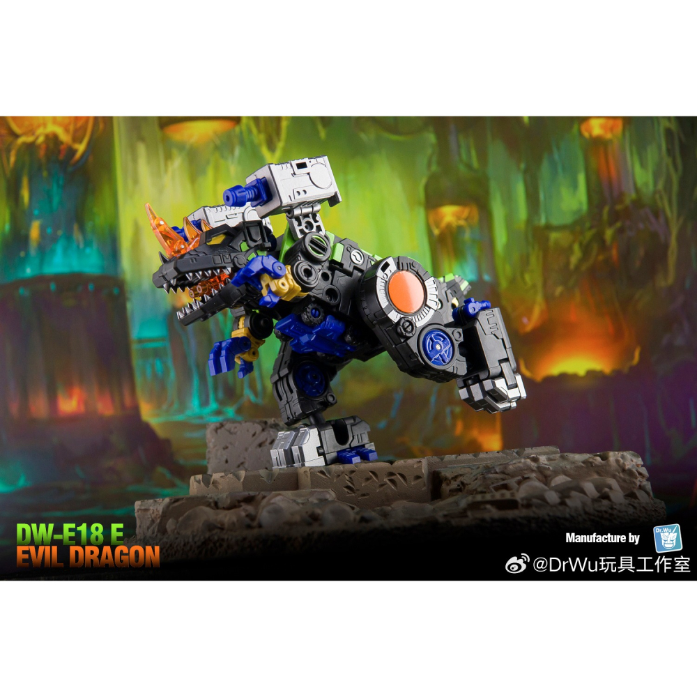 [Rud＇s TOY]全新現貨 百變變型變形金剛 吳醫生 DR.WU DW E-18E 鐵甲龍 基地 戰車 恐龍 狂派-細節圖10