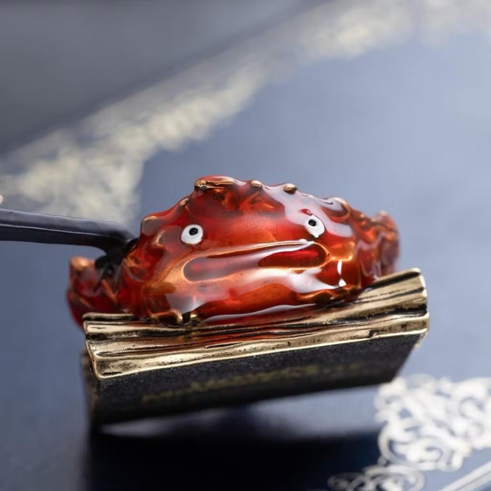 現貨【霍爾的移動城堡 卡西法迷你飾品盤】吉卜力 橡子共和國 宮崎駿 龍貓 神隱少女 魔法公主 天空之城 魔女宅急便-細節圖2