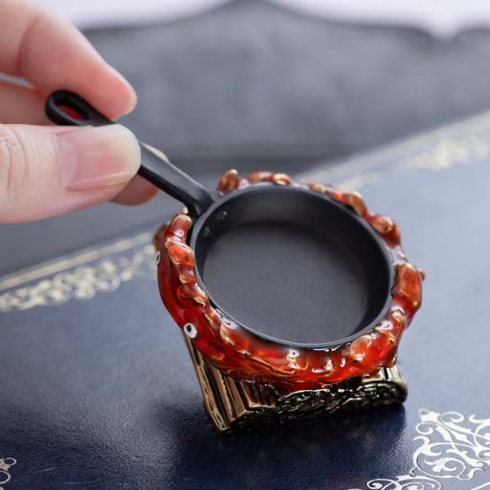 現貨【霍爾的移動城堡 卡西法迷你飾品盤】吉卜力 橡子共和國 宮崎駿 龍貓 神隱少女 魔法公主 天空之城 魔女宅急便-細節圖4