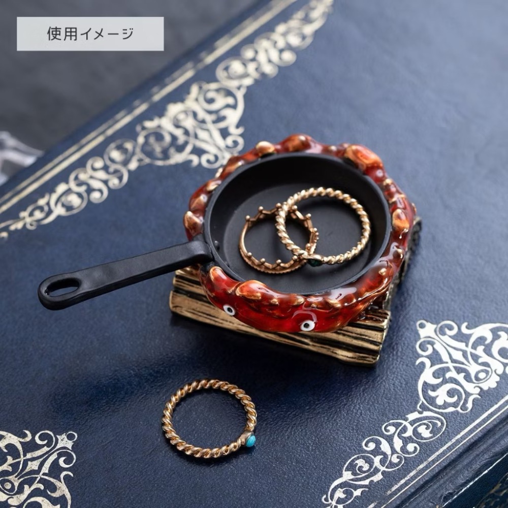 現貨【霍爾的移動城堡 卡西法迷你飾品盤】吉卜力 橡子共和國 宮崎駿 龍貓 神隱少女 魔法公主 天空之城 魔女宅急便-細節圖6
