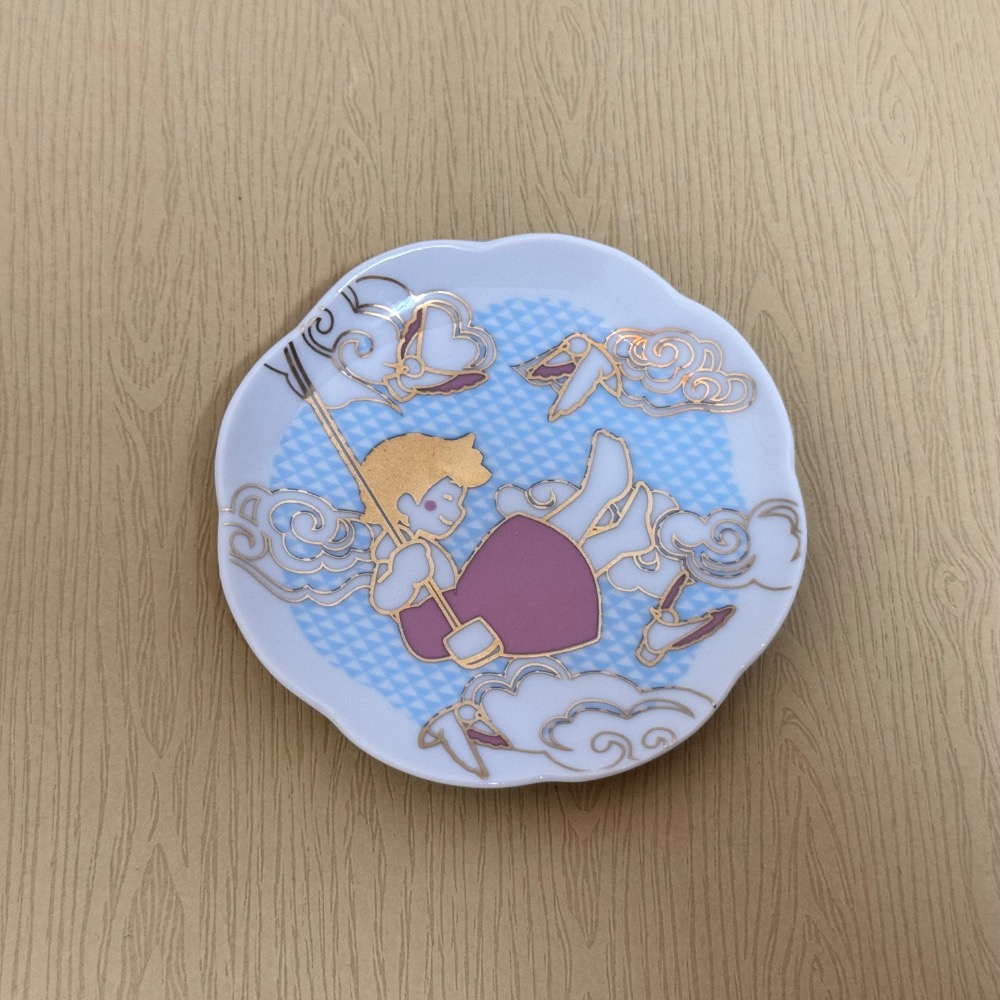 現貨【高畑勳展限定 豆皿 阿爾卑斯山少女 小天使】宮崎駿 龍貓 神隱少女 霍爾的移動城堡 魔法公主 天空之城 魔女宅急便-細節圖2