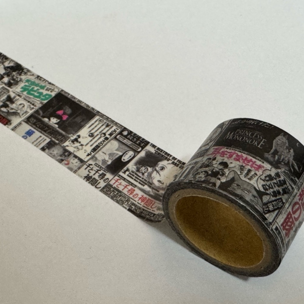 絕版【吉卜力大博覽會 宣傳品收藏紙膠帶】吉卜力 宮崎駿 龍貓 神隱少女 霍爾的移動城堡 魔法公主 天空之城 魔女宅急便-細節圖2