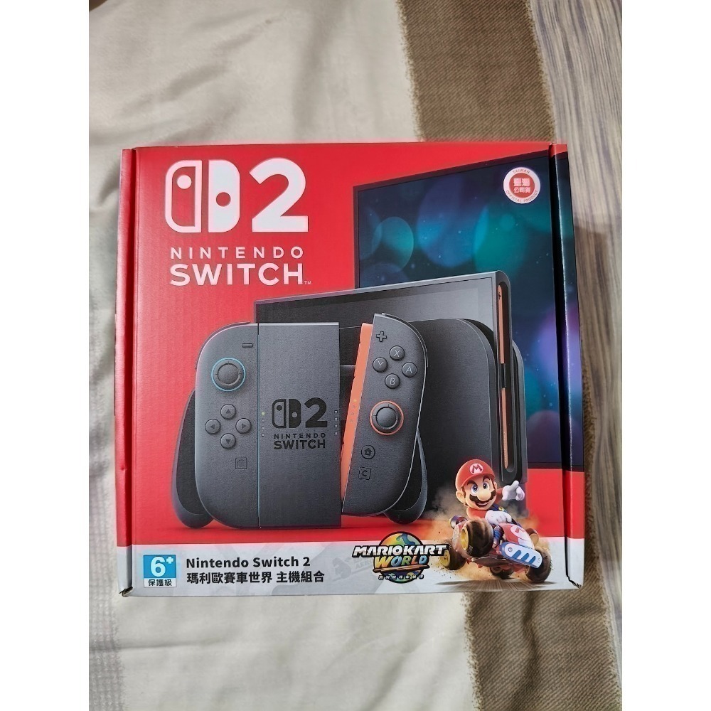 現貨 全新 任天堂 Nintendo Switch 2 NS2 主機 瑪利歐賽車同捆(不含遊戲) 台灣公司貨 原廠保固-規格圖1