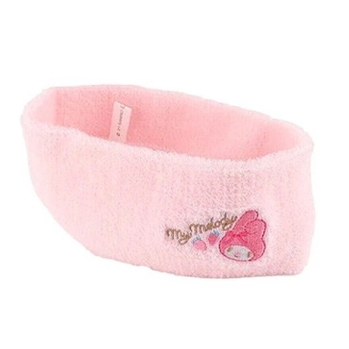 日本進口 Sanrio三麗鷗剌繡洗臉束髮帶髮帶/大耳狗/美樂蒂）-細節圖3