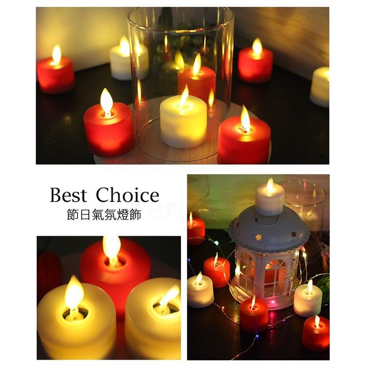 【新韻傳音】充電款 兩日小茶燭（可遙控）LED蠟燭燈 電子蠟燭 仿真蠟燭 電子燭燈 婚禮佈置 Y204-細節圖7
