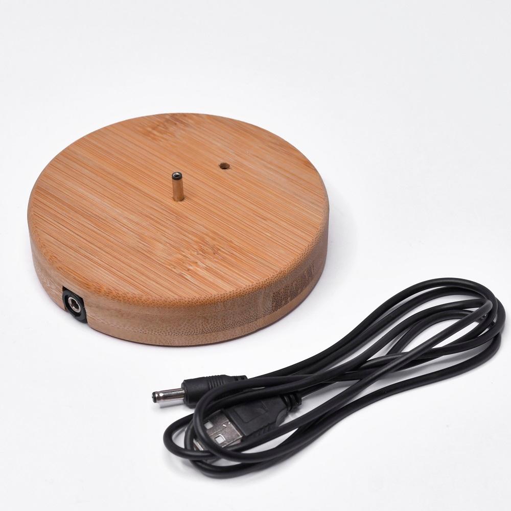 【新韻傳音】圓木充電底盤 底座 底座 充電盤 蠟燭充電盤 神明用品 祝壽用品 廟會用品X106-S X106-A-細節圖2