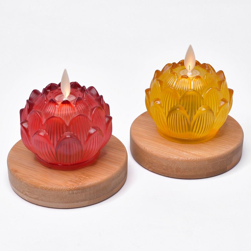 【新韻傳音】圓木充電底盤 底座 底座 充電盤 蠟燭充電盤 神明用品 祝壽用品 廟會用品X106-S X106-A-細節圖4