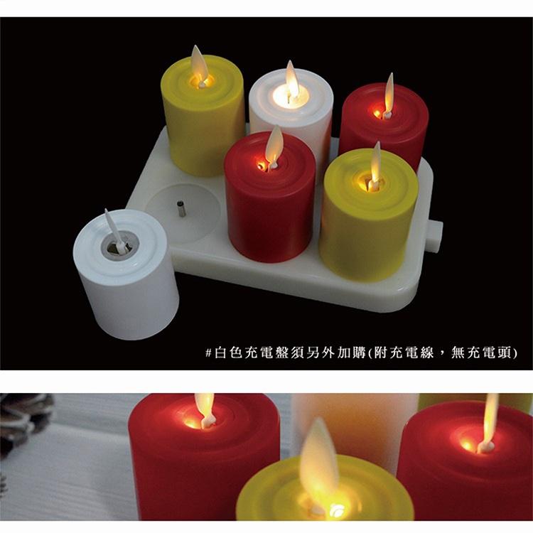 新韻傳音 充電式電子蠟燭燈(10日) -二入組【蝦皮團購】-細節圖5