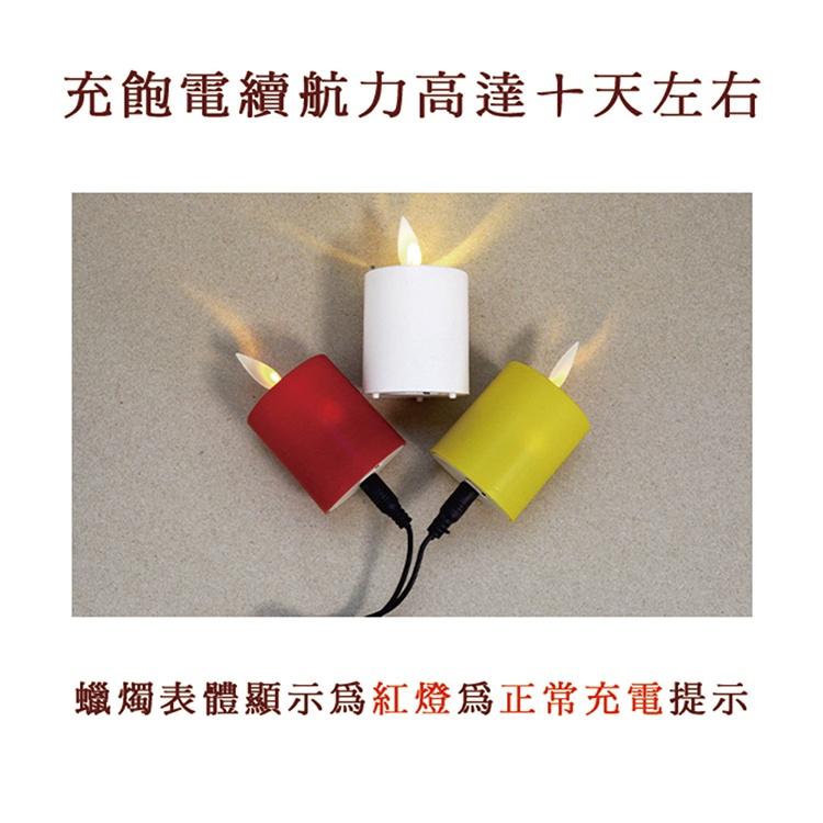 新韻傳音 充電式電子蠟燭燈(10日) -二入組【蝦皮團購】-細節圖7