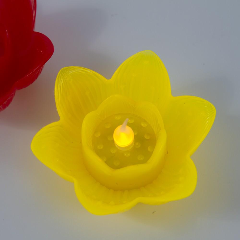 【新韻傳音】蓮花心燈-CR2477款(單入) LED蓮花電子蠟燭 蓮花燈 法會 供桌用品 Y101-one-細節圖4
