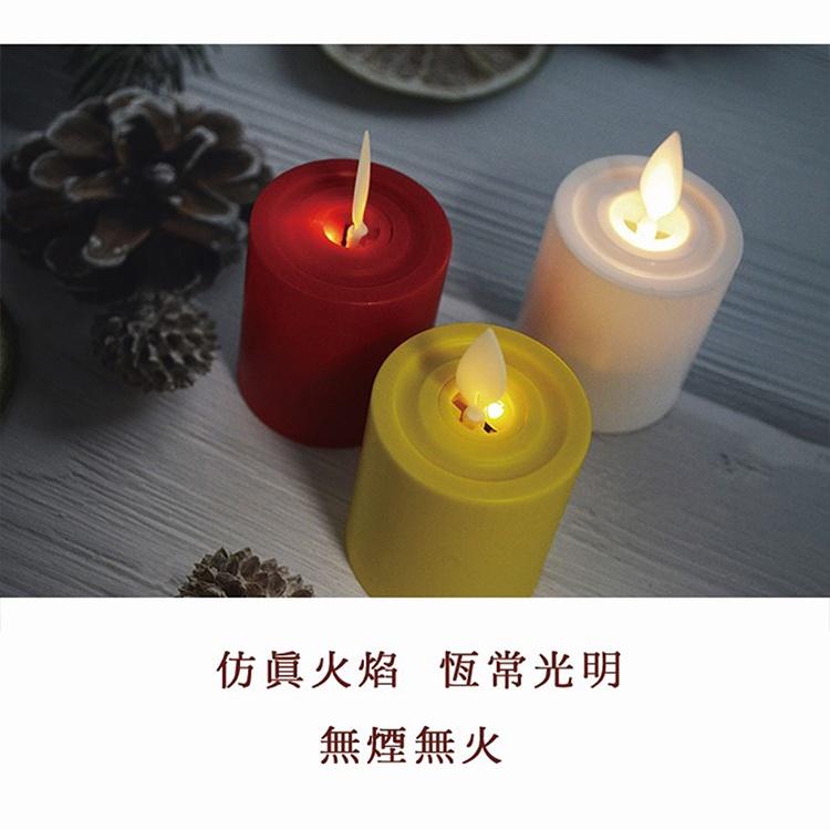 【新韻傳音】熱銷 七日充電款電子蠟燭燈（充電一次可亮7天）充電電子蠟燭 仿真蠟燭燈 宮廟寺廟法會供燈神明燈Y108-細節圖4