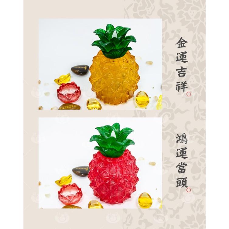 【新韻傳音】金色吉祥-好運旺來燈 鳳梨造型 仿真飄火 LED電子蠟燭燈 D008-Yellow-細節圖4