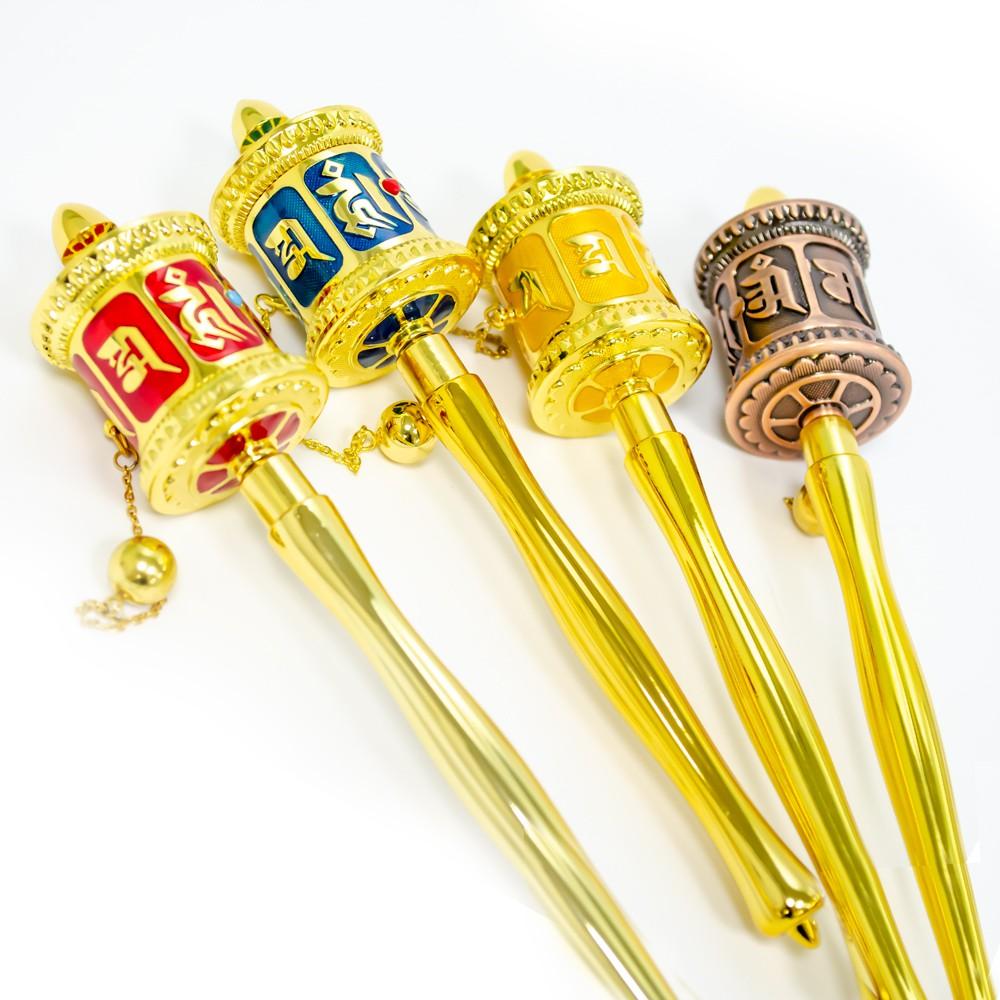 【新韻傳音】手轉經輪(小) 9公分款 六字大明咒手轉經輪 六字真言 轉經輪 法器 如法裝臟 經正統開光 W102-細節圖2