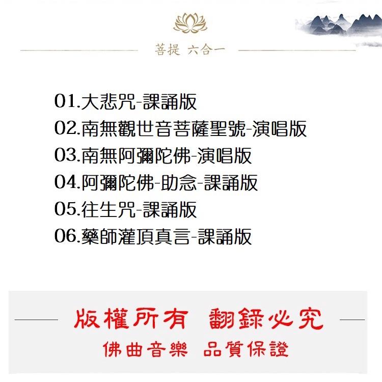 【新韻傳音】菩提6合一唸佛機 臺灣正版高品質念佛機 音質清晰 品質絕佳 唸佛機 佛音機 唱佛機 正版音樂念佛機 B006-細節圖3