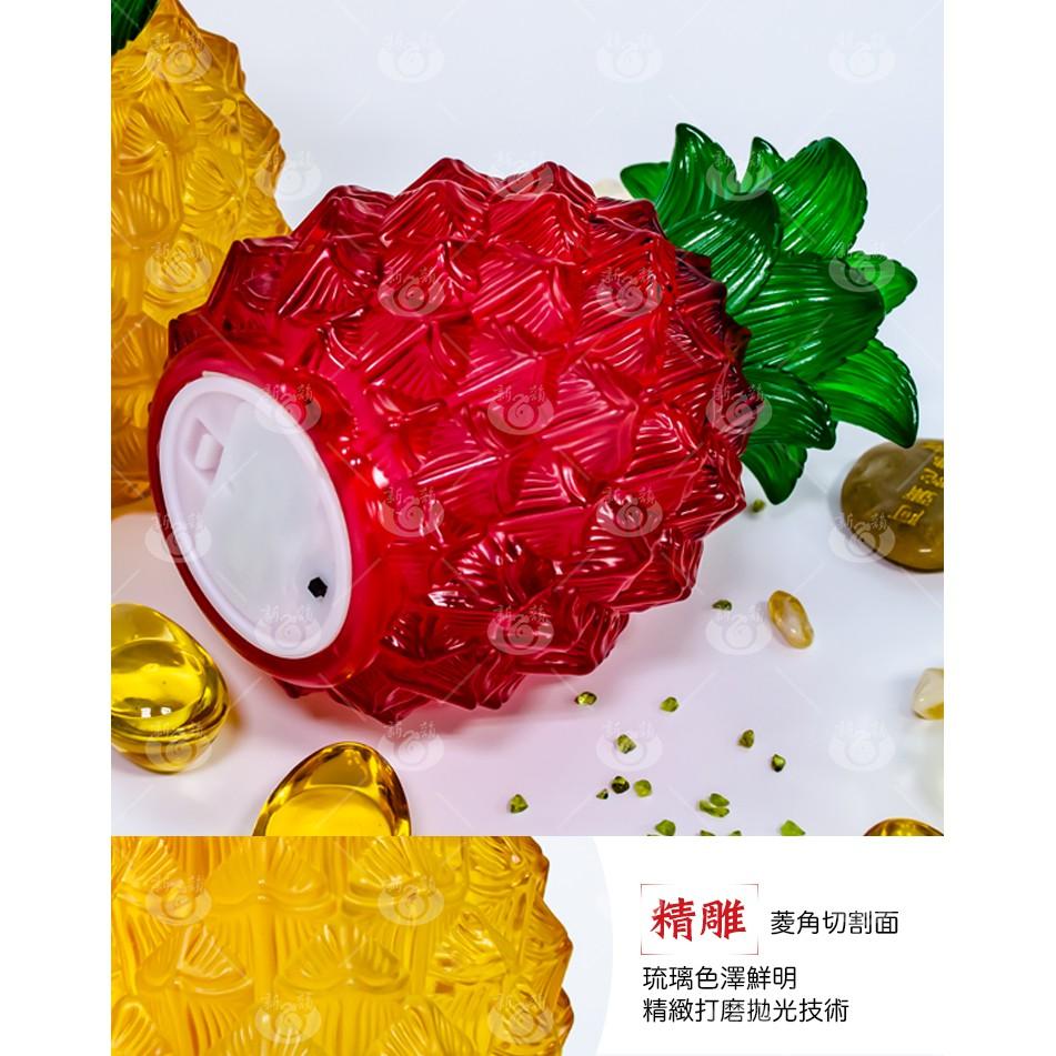 【新韻傳音】好運旺來燈-好運旺旺來(-金色吉祥)  鳳梨蠟燭燈 旺來蠟燭燈 拜拜供神 開運招財 鳳梨燈 D008-2Y-細節圖6