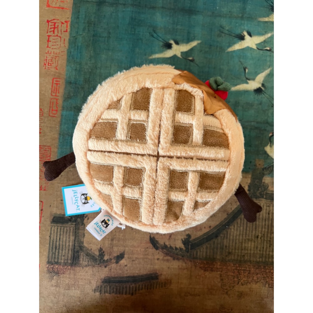 Jelly Cat waffle 草莓鬆餅擺飾-細節圖2