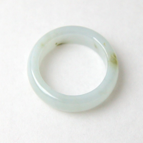 【瑩元閣】💍《冰芙蓉牛奶飄蜜花》💍翡翠戒指/天然緬甸玉A貨/JR-0031-細節圖5