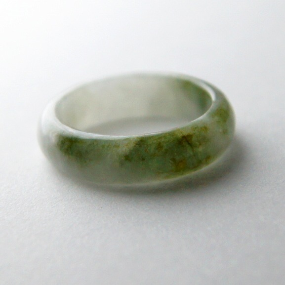 【瑩元閣】💍《糯冰半山半水》💍翡翠戒指/天然緬甸玉A貨/JR-0032-細節圖3