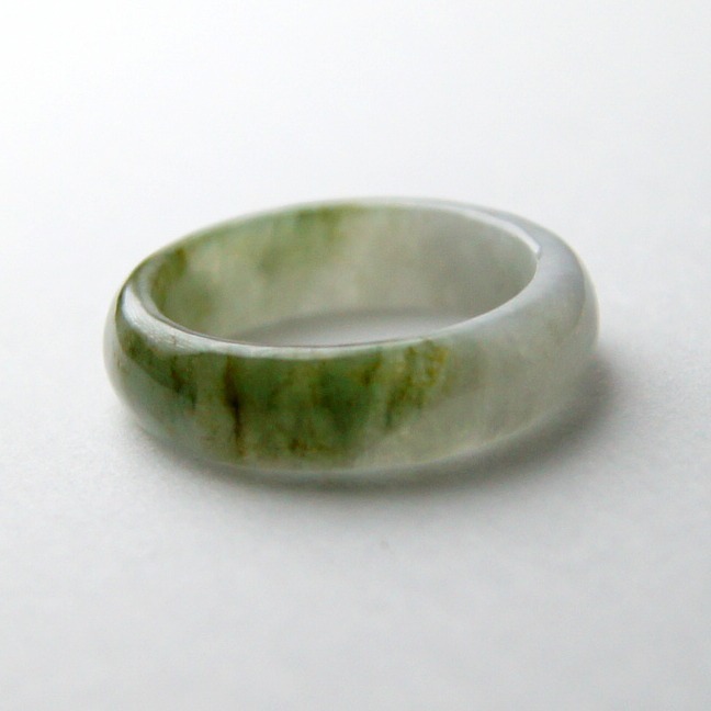 【瑩元閣】💍《糯冰半山半水》💍翡翠戒指/天然緬甸玉A貨/JR-0032-細節圖5
