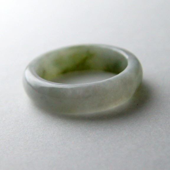 【瑩元閣】💍《糯冰半山半水》💍翡翠戒指/天然緬甸玉A貨/JR-0032-細節圖8