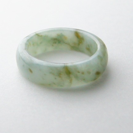 【瑩元閣】💍《冰芙蓉牛奶飄蜜花》💍翡翠戒指/天然緬甸玉A貨/JR-0036-細節圖5