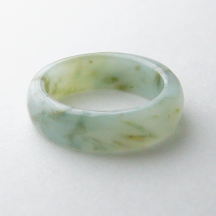 【瑩元閣】💍《冰芙蓉牛奶飄蜜花》💍翡翠戒指/天然緬甸玉A貨/JR-0036-細節圖6