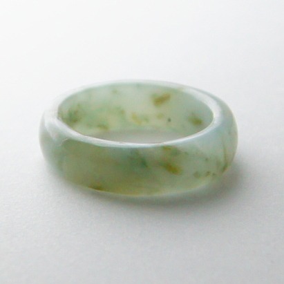 【瑩元閣】💍《冰芙蓉牛奶飄蜜花》💍翡翠戒指/天然緬甸玉A貨/JR-0036-細節圖7