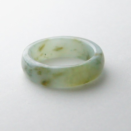 【瑩元閣】💍《冰芙蓉牛奶飄蜜花》💍翡翠戒指/天然緬甸玉A貨/JR-0036-細節圖8