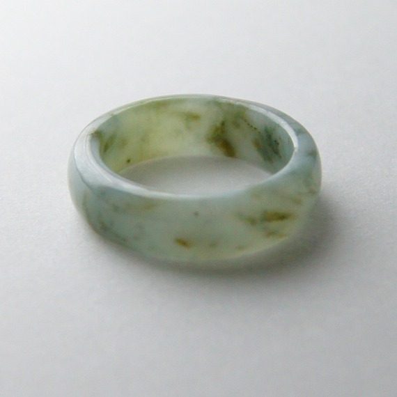 【瑩元閣】💍《冰芙蓉牛奶飄蜜花》💍翡翠戒指/天然緬甸玉A貨/JR-0036-細節圖10