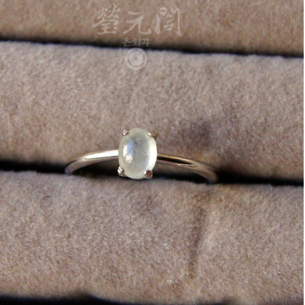 【瑩元閣】《銀鑲玻璃種糖果蛋面戒》翡翠戒指/天然緬甸玉A貨/可調整戒圍925銀/JR-0051-58〘在台現貨當天寄出〙-規格圖10