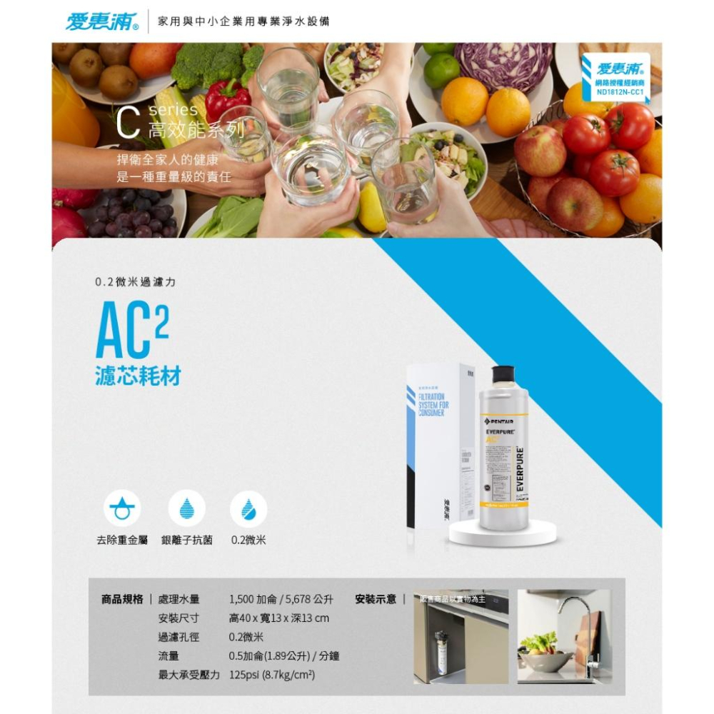 【愛惠浦】AC²濾心(耗材)-細節圖2