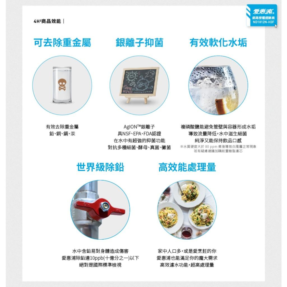 【愛惠浦】PurVive-4H²淨水設備 H series. 極致系列-細節圖4