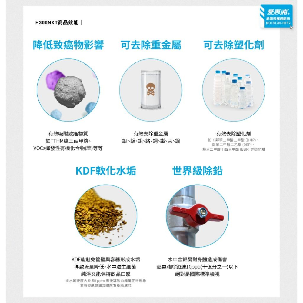 愛惠浦 PurVive®-H300NXT淨水設備 單道式/兩道式/三道式 (大巨光)-細節圖5