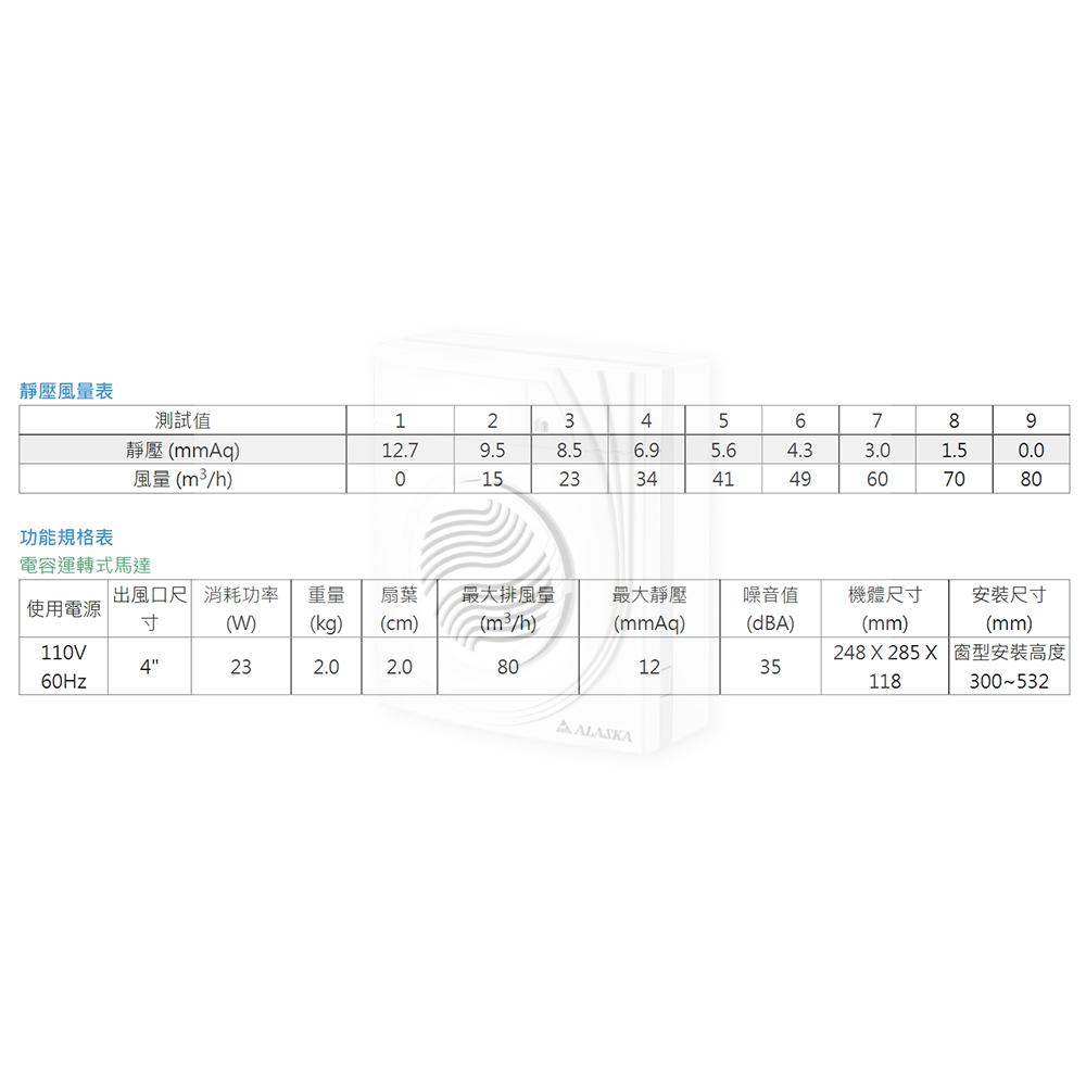 阿拉斯加ALASKA 巧靜-868S (掛壁式)-細節圖6