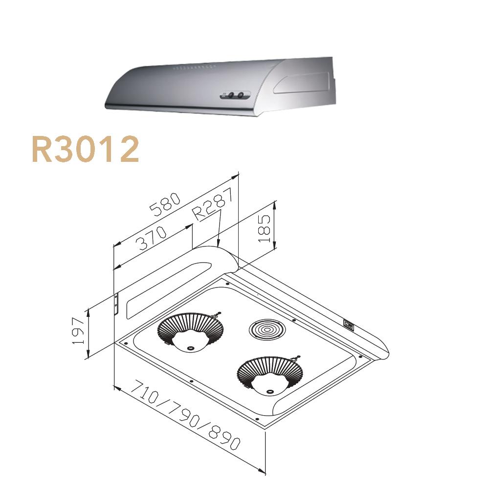 SAKURA 櫻花 單層式除油煙機 R3012-細節圖4