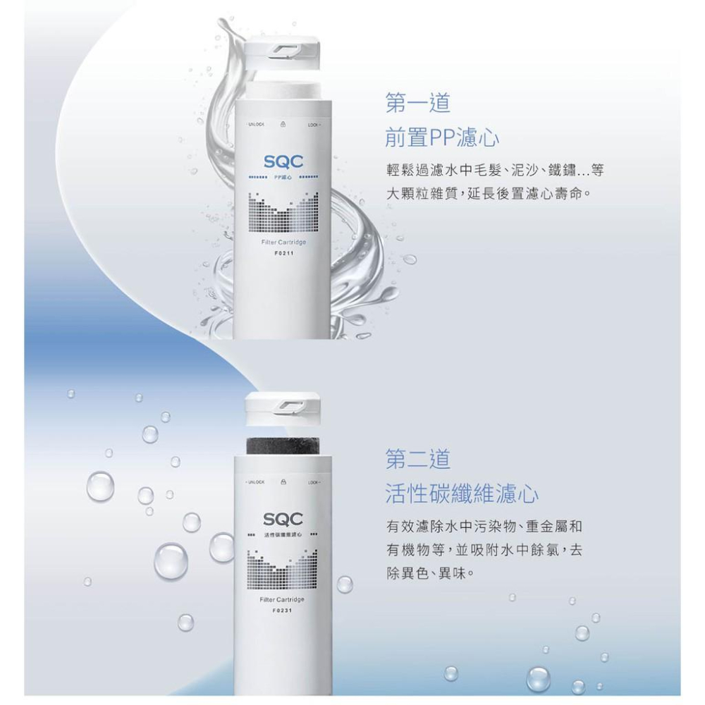 【大巨光】櫻花牌 快捷高效淨水器/雙管長效過濾型(P0680)-細節圖5