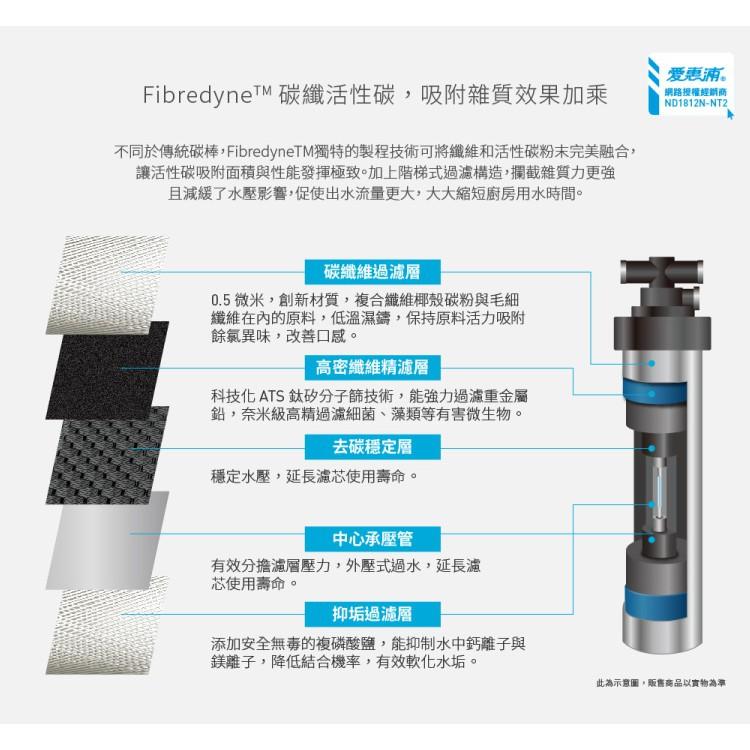 愛惠浦 除鉛碳纖維長效型淨水器_PurVive-PBS400 (大巨光)-細節圖8