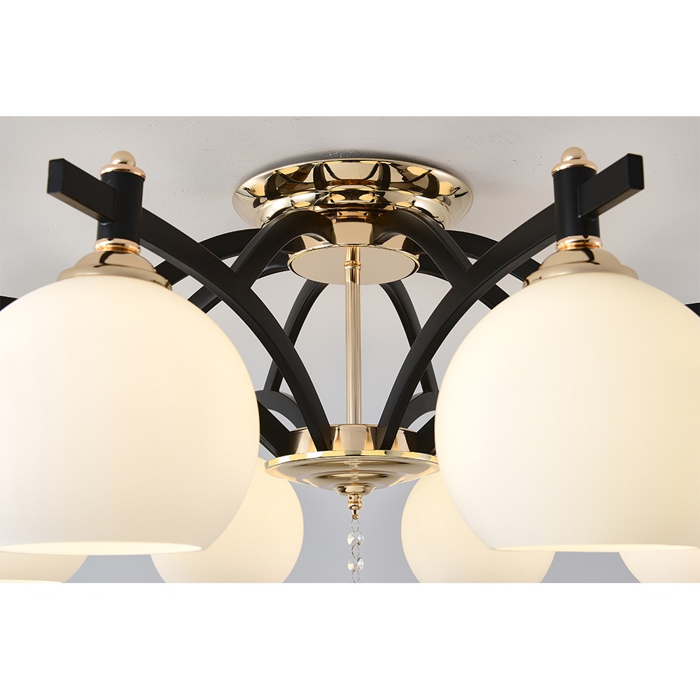 大巨光 現代風 E27x8 半吸頂燈(BM-50051)-細節圖5