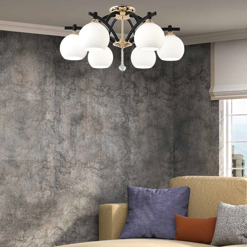 大巨光 現代風 E27x6 半吸頂燈(BM-50052)-細節圖4