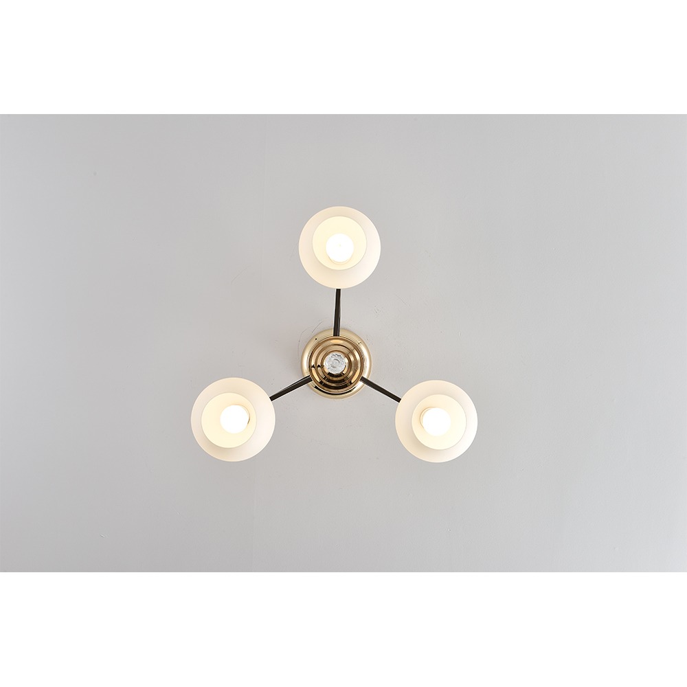 大巨光 現代風 E27x3 半吸頂燈(BM-50053)-細節圖2