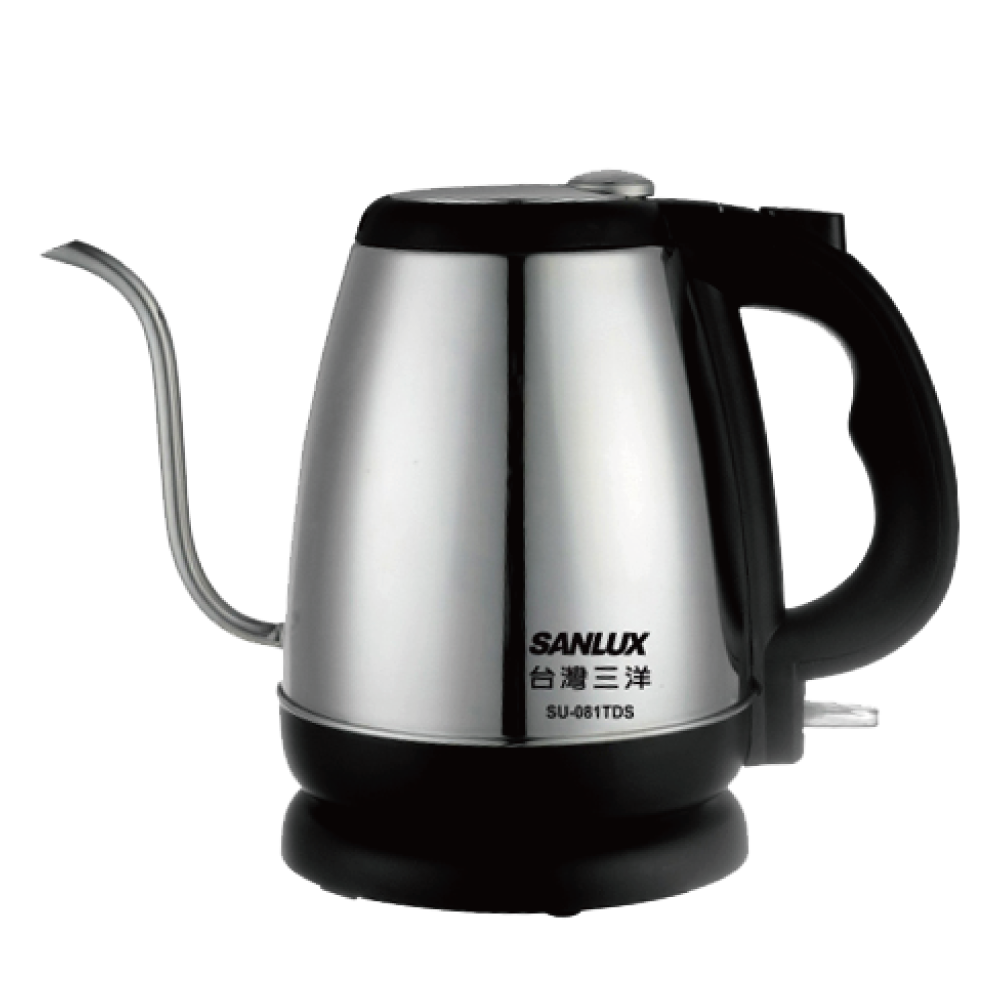 台灣三洋SANLUX 溫度計細口電茶壺 細嘴壺 快煮壺 咖啡壺 泡茶壺 溫控熱水壺 手沖壺 SU-081TDS-細節圖10