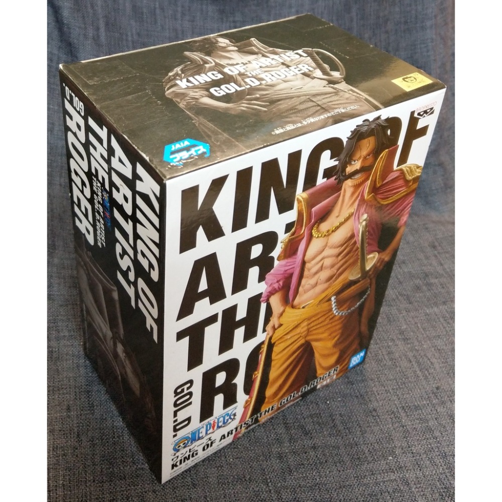 [戰神的店] 航海王 海賊王 哥爾 D 羅傑 王者藝術 景品 公仔 金證 ONE PIECE-細節圖3