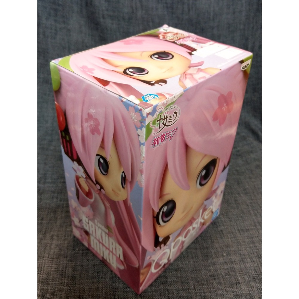 [戰神的店] 初音未來 櫻未來 櫻初音 A款 公仔 景品 日版 Qposket-細節圖3