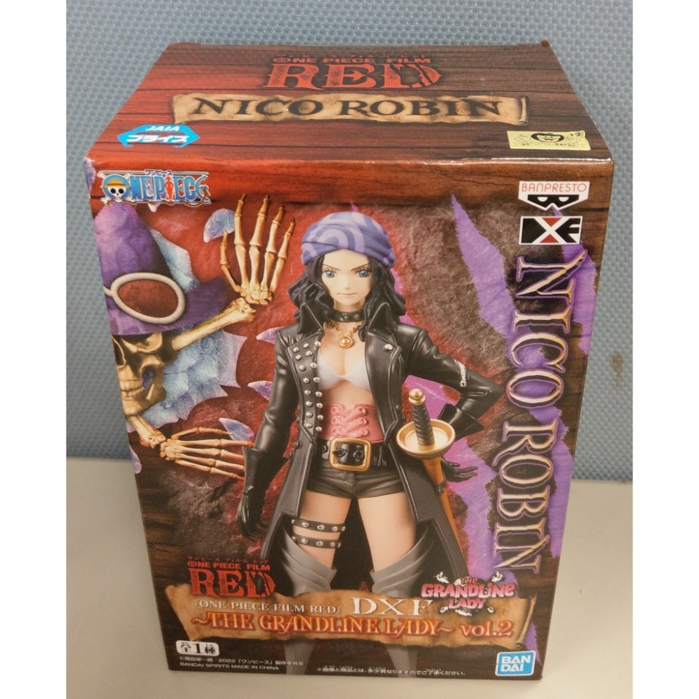 [戰神的店] 航海王 海賊王 羅賓 劇場版 RED 景品 公仔 金證 THE GRANDLINE LADY Vol.2-細節圖5
