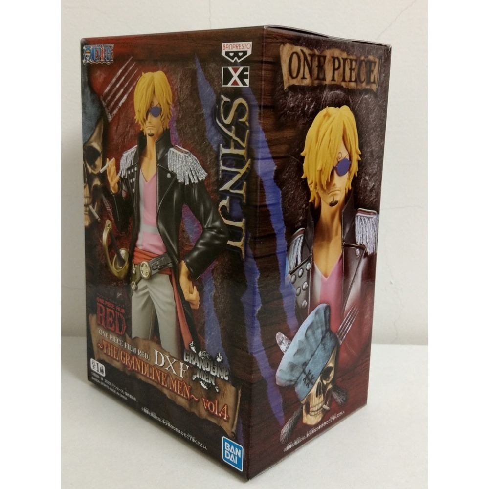 [戰神的店] 航海王 海賊王 香吉士 劇場版 RED 景品 公仔 金證 THE GRANDLINE MEN Vol.4-細節圖2