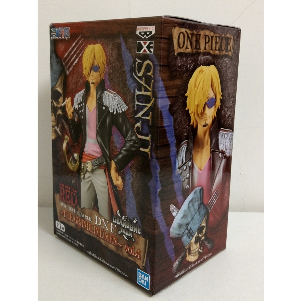 [戰神的店] 航海王 海賊王 香吉士 劇場版 RED 景品 公仔 金證 THE GRANDLINE MEN Vol.4-細節圖2