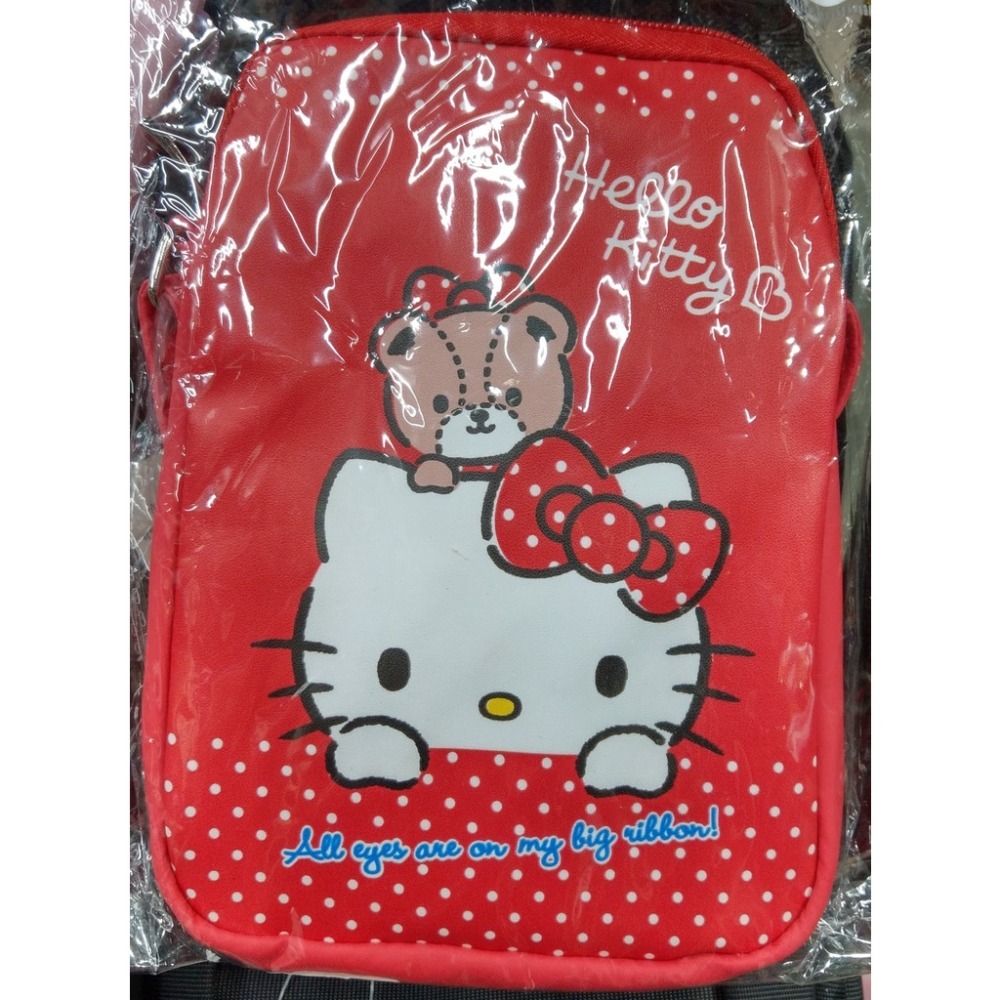 [戰神的店] 三麗鷗 Hello Kitty KT貓 PU直式斜背小側背袋 斜背包 Sanrio-細節圖4