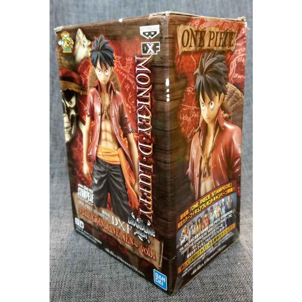[戰神的店] 航海王 海賊王 魯夫 劇場版 DXF 景品 公仔 金證 THE GRANDLINE MEN Vol.1-細節圖2